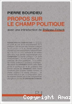 Propos sur le champ politique