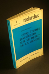 Cinq études d'Augustin sur le début de la Genèse