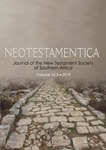 NEOTESTAMENTICA. Journal of the New Testament Society of Southern Africa, N&deg;3, vol. 53 - 06 december 2019