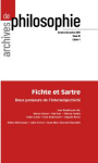 ARCHIVES DE PHILOSOPHIE. Trimestriel, Cahier 4, T. 88 - Octobre-D&eacute;cembre 2025 - Fichte et Sartre. Deux penseurs de l'intersubjectivit&eacute;