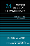 Word Biblical Commentary. Isaiah 1-33